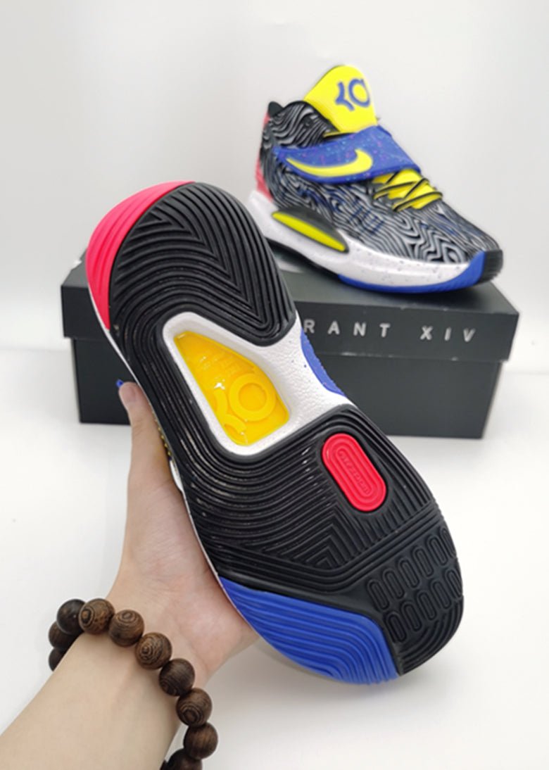 NIKE Kd 14 - Pop Art Sneakers - Red Unisex Streetwear Limited Edition