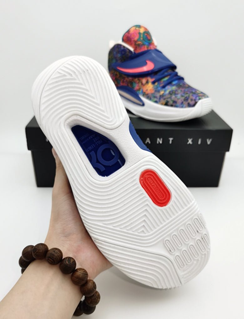 NIKE Kd 14 - Psychedelic Sneakers - Red Unisex Streetwear Limited Edition