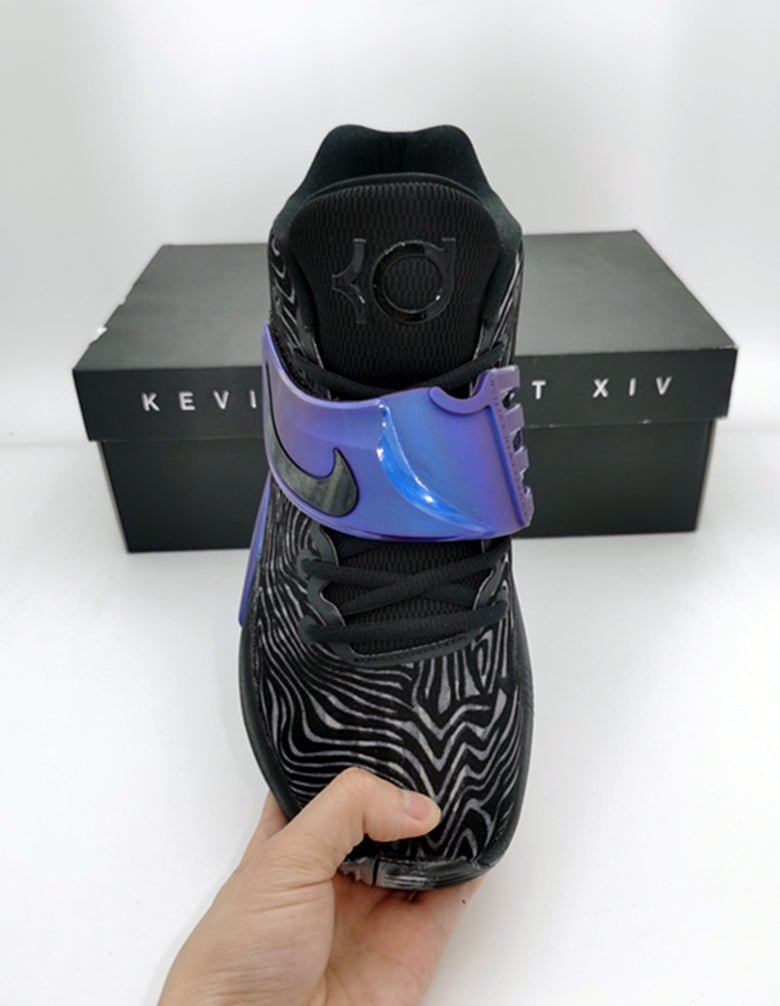 NIKE Kd 14 - Seasonal Laser Crimson Sneakers - Black Unisex Streetwear Limited Edition
