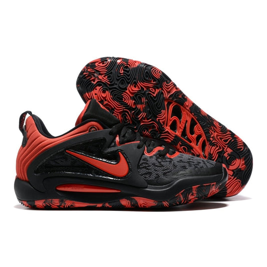 NIKE Kd 15 - University Red Sneakers - Black Unisex Streetwear Limited Edition