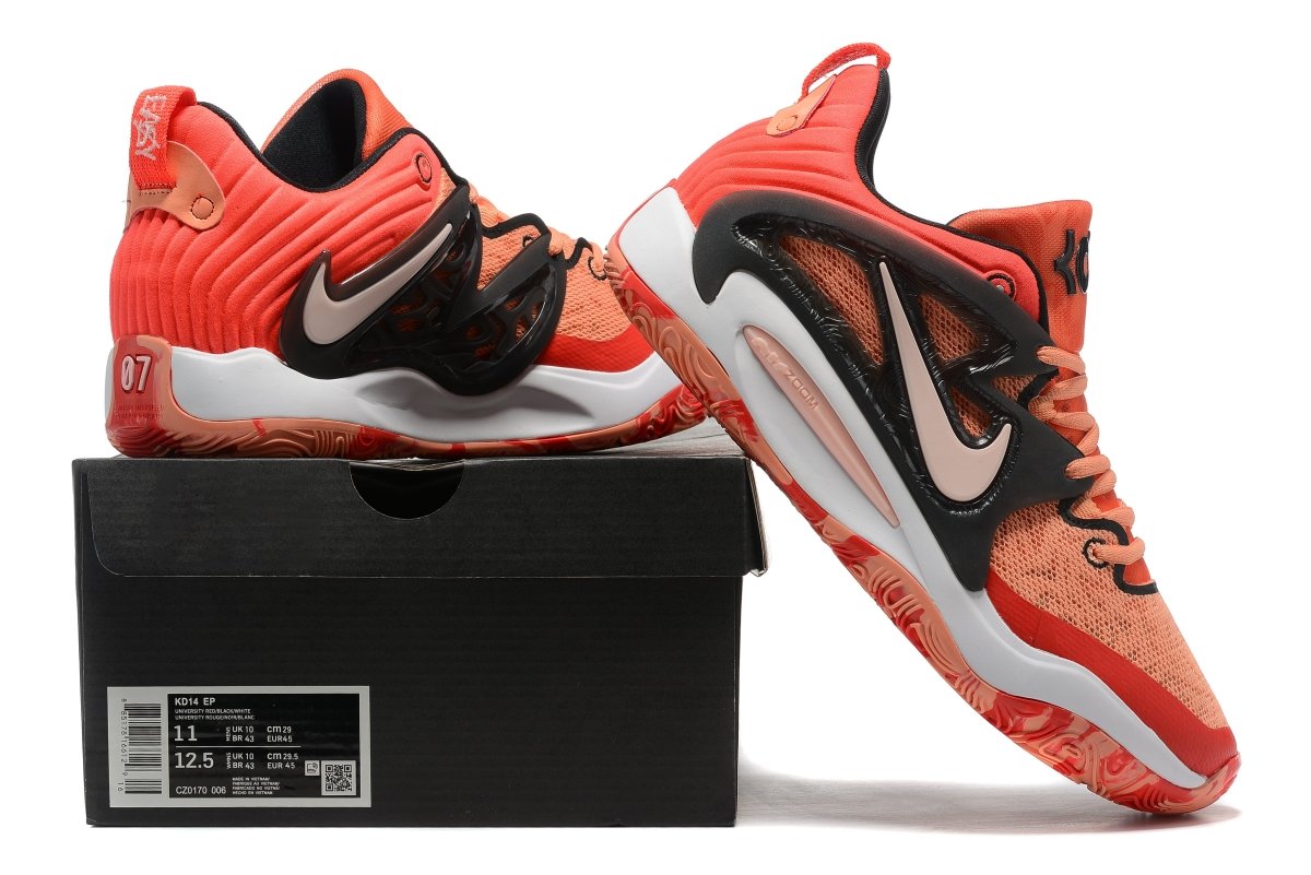 NIKE Kd 15 - Napheesa Collier Community Sneakers - Red Unisex Streetwear Limited Edition