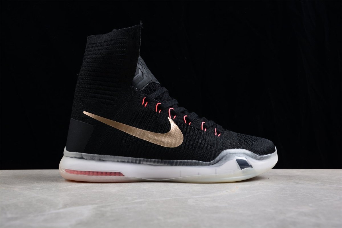 NIKE Kobe 10 Elite High - Rose Gold Pack - Red Unisex Streetwear Limited Edition
