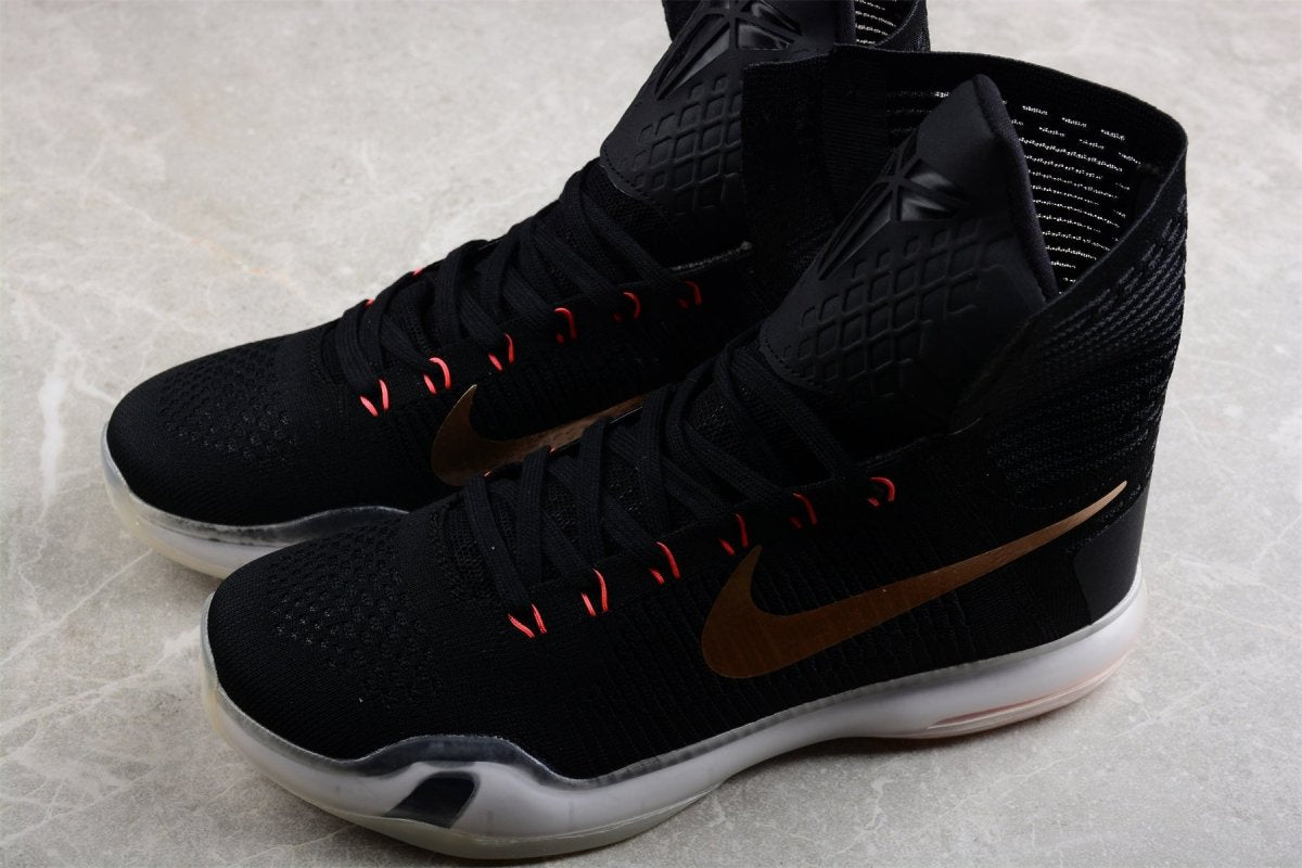 NIKE Kobe 10 Elite High - Rose Gold Pack - Red Unisex Streetwear Limited Edition
