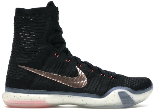 NIKE Kobe 10 Elite High - Rose Gold Pack - Red Unisex Streetwear Limited Edition