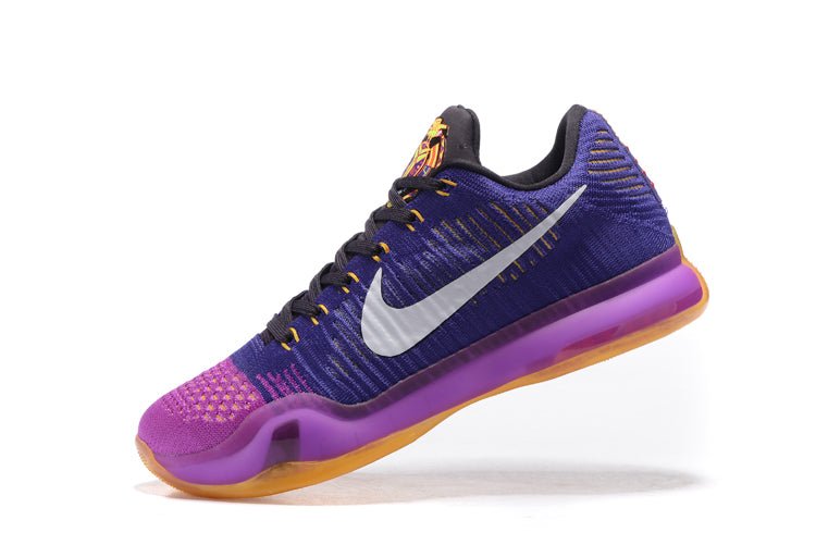 NIKE Kobe 10 Elite Low - Opening Night Sneakers - Black Unisex Streetwear Limited Edition