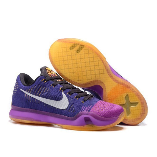 NIKE Kobe 10 Elite Low - Opening Night Sneakers - Black Unisex Streetwear Limited Edition
