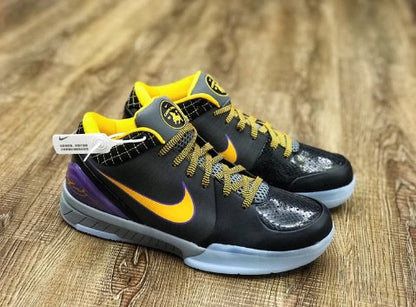 NIKE Kobe 4 Protro - Carpe Diem Sneakers - Black Unisex Streetwear Limited Edition