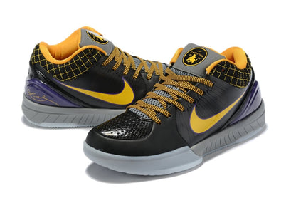 NIKE Kobe 4 Protro - Carpe Diem Sneakers - Black Unisex Streetwear Limited Edition