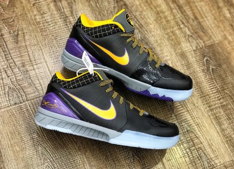 NIKE Kobe 4 Protro - Carpe Diem Sneakers - Black Unisex Streetwear Limited Edition