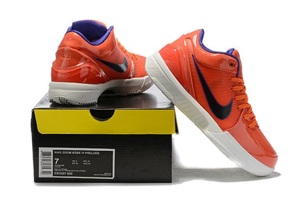 NIKE Kobe 4 Protro - Undefeated Phoeni - Suns Sneakers - Black Unisex Streetwear Limited Edition