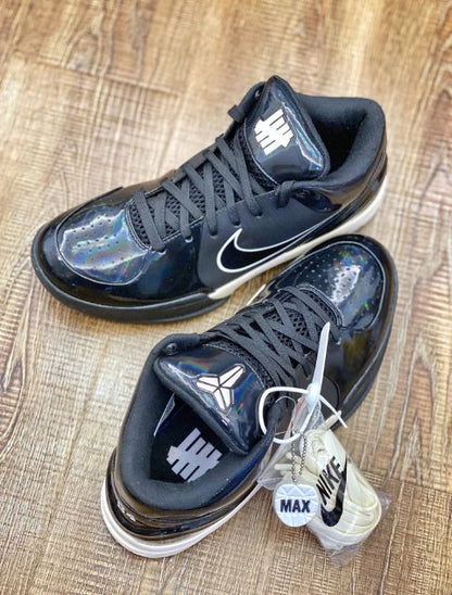 NIKE Kobe 4 - Undefeated Mamba Sneakers - Black Unisex Streetwear Limited Edition