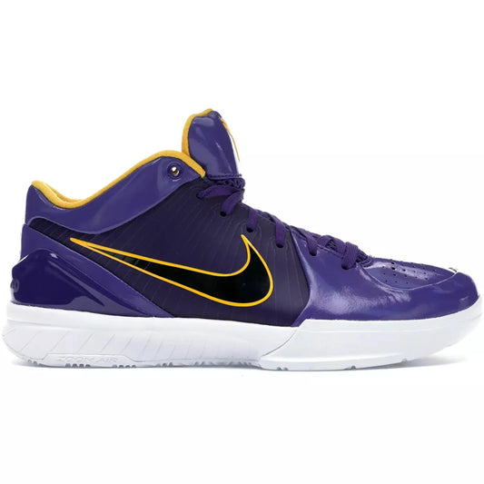 NIKE Kobe 4 - Undefeated Los Angeles Lakers - Black Unisex Streetwear Limited Edition