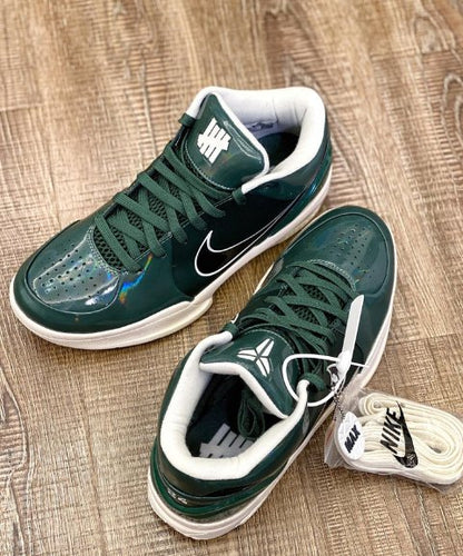 NIKE Kobe 4 - Undefeated Milwaukee Bucks Sneakers - Black Unisex Streetwear Limited Edition