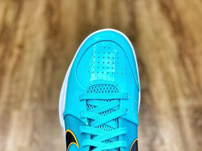 NIKE Kobe 4 - Undefeated San Antonio Spurs Sneakers - Black Unisex Streetwear Limited Edition