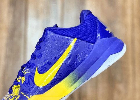 NIKE Kobe 5 Protro - 5 Rings Sneakers - Black Unisex Streetwear Limited Edition