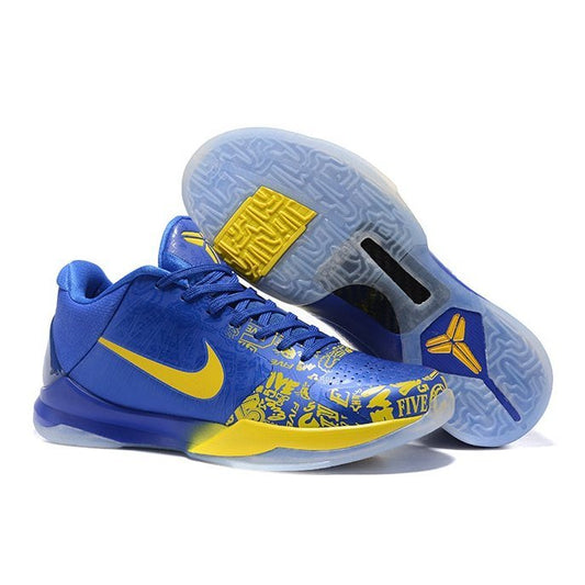 NIKE Kobe 5 Protro - 5 Rings Sneakers - Black Unisex Streetwear Limited Edition