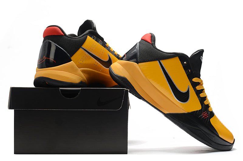 NIKE Kobe 5 Protro - Bruce Lee - Red Unisex Streetwear Limited Edition - Introducing the Nike Kobe 5 Protro x Bruce Lee, a basketball shoe that pays homage