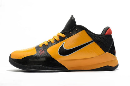 NIKE Kobe 5 Protro - Bruce Lee - Red Unisex Streetwear Limited Edition - Introducing the Nike Kobe 5 Protro x Bruce Lee, a basketball shoe that pays homage