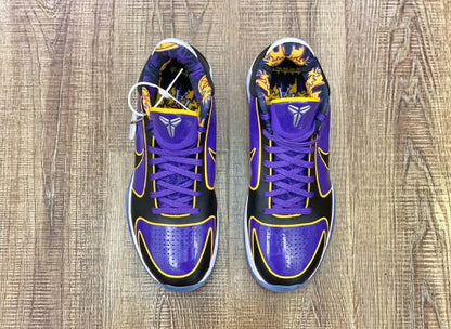 NIKE Kobe 5 Protro - Lakers Sneakers - Black Unisex Streetwear Limited Edition