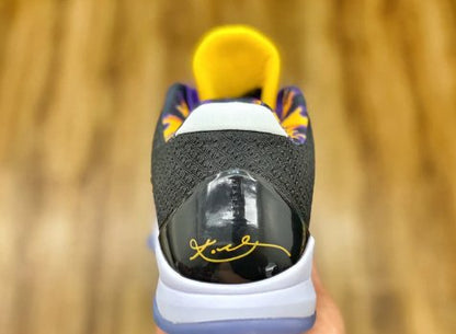 NIKE Kobe 5 Protro - Lakers Sneakers - Black Unisex Streetwear Limited Edition