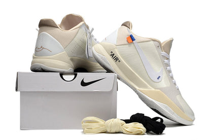 NIKE Kobe 5 - Off-white Sneakers Unisex Streetwear Limited Edition