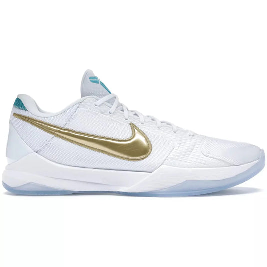 NIKE Kobe 5 - Undefeated What If Sneakers - White Unisex Streetwear Limited Edition