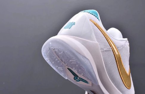 NIKE Kobe 5 - Undefeated What If Sneakers - White Unisex Streetwear Limited Edition