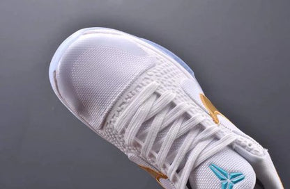 NIKE Kobe 5 - Undefeated What If Sneakers - White Unisex Streetwear Limited Edition