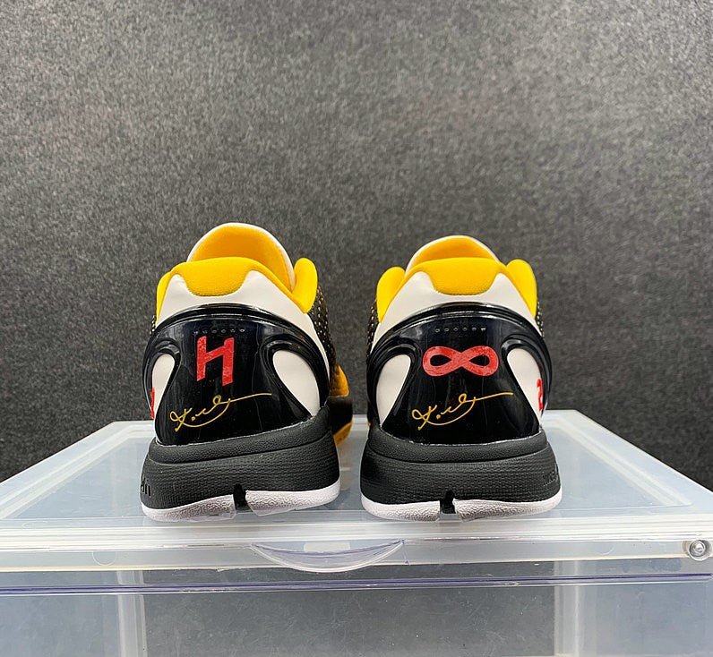 NIKE Kobe 6 Protro - Bruce Lee Custom Sneakers - Black Unisex Streetwear Limited Edition