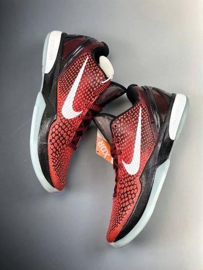NIKE Kobe 6 Protro - Challenge All-star Sneakers - Red Unisex Streetwear Limited Edition