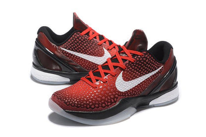 NIKE Kobe 6 Protro - Challenge All-star Sneakers - Red Unisex Streetwear Limited Edition