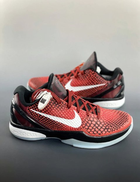 NIKE Kobe 6 Protro - Challenge All-star Sneakers - Red Unisex Streetwear Limited Edition