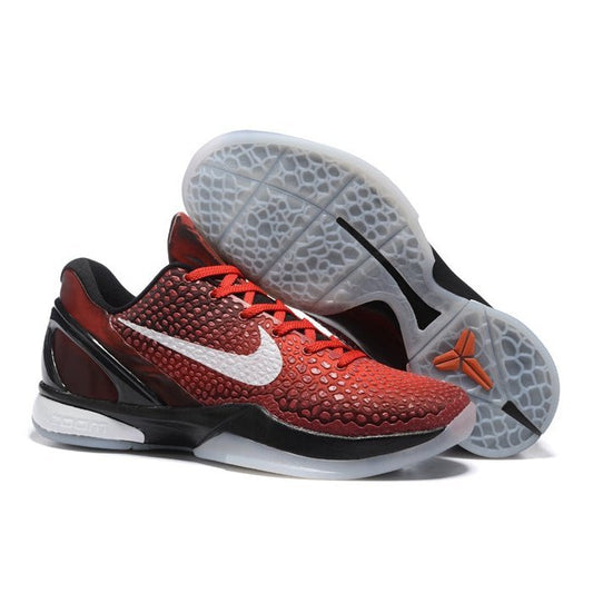 NIKE Kobe 6 Protro - Challenge All-star Sneakers - Red Unisex Streetwear Limited Edition