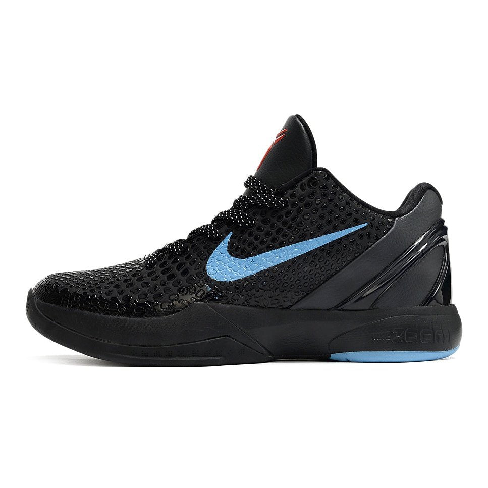 NIKE Kobe 6 Protro - Dark Knight Sneakers - Black Unisex Streetwear Limited Edition
