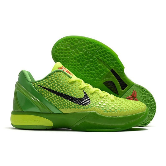 NIKE Kobe 6 Protro - Grinch Shoes - Black Unisex Streetwear Limited Edition