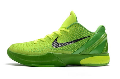 NIKE Kobe 6 Protro - Grinch Shoes - Black Unisex Streetwear Limited Edition