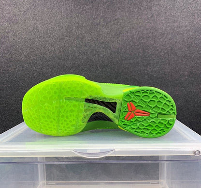 NIKE Kobe 6 Protro - Grinch Shoes - Black Unisex Streetwear Limited Edition
