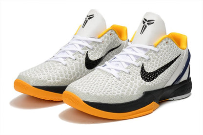 NIKE Kobe 6 Protro - Playoff Pack Del Sol T-Shirt - White Unisex Streetwear Limited Edition