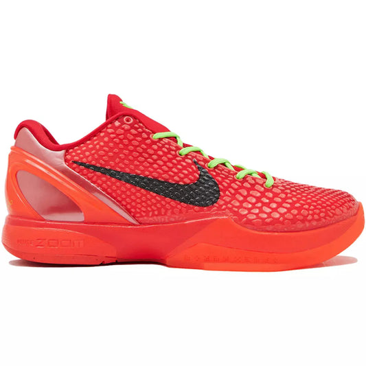 NIKE Kobe 6 Protro - Reverse Grinch Sneakers - Black Unisex Streetwear Limited Edition