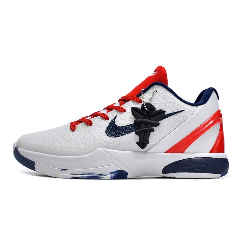 NIKE Kobe 6 Protro - Team Usa Pe Sneakers - White Unisex Streetwear Limited Edition