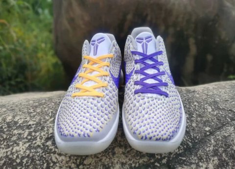 NIKE Kobe 6 - 3d Lakers Sneakers - Black Unisex Streetwear Limited Edition