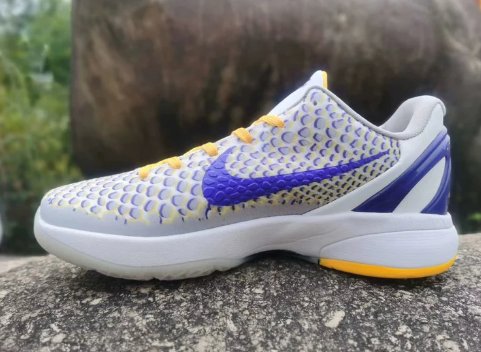 NIKE Kobe 6 - 3d Lakers Sneakers - Black Unisex Streetwear Limited Edition