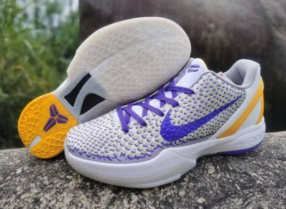 NIKE Kobe 6 - 3d Lakers Sneakers - Black Unisex Streetwear Limited Edition