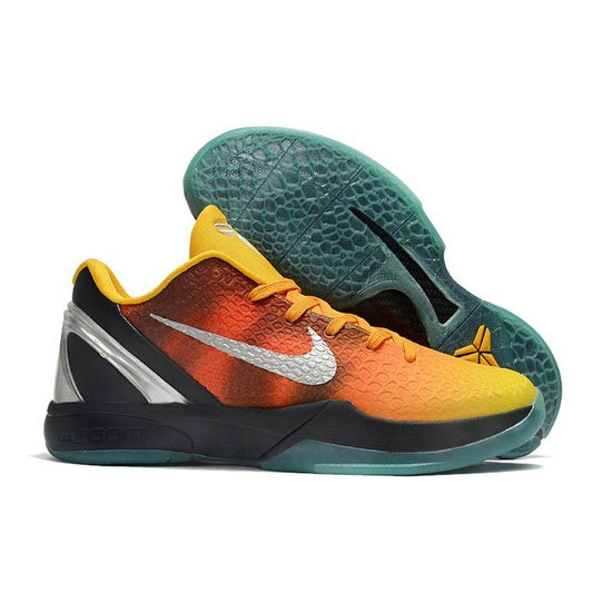 NIKE Kobe 6 - Asg County Sunset Sneakers - Orange Unisex Streetwear Limited Edition
