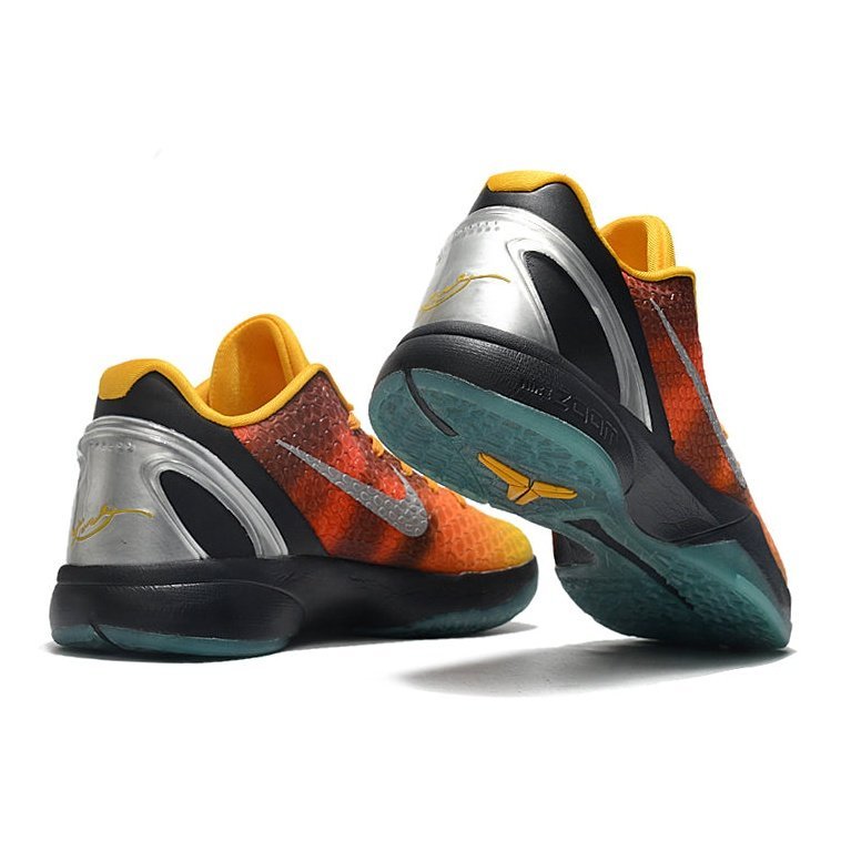 NIKE Kobe 6 - Asg County Sunset Sneakers - Orange Unisex Streetwear Limited Edition