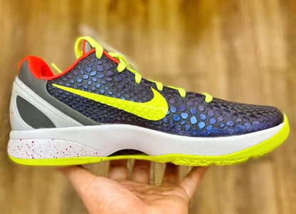 NIKE Kobe 6 - Supreme Chaos Sneakers - Black Unisex Streetwear Limited Edition
