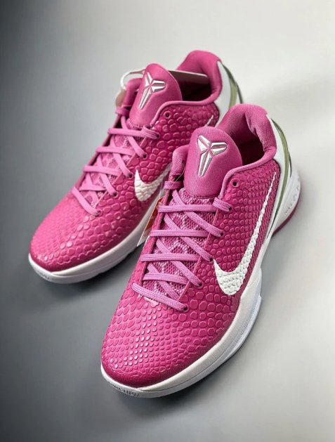 NIKE Kobe 6 - Think Sneakers - Pink Unisex Streetwear Limited Edition