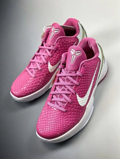 NIKE Kobe 6 - Think Sneakers - Pink Unisex Streetwear Limited Edition