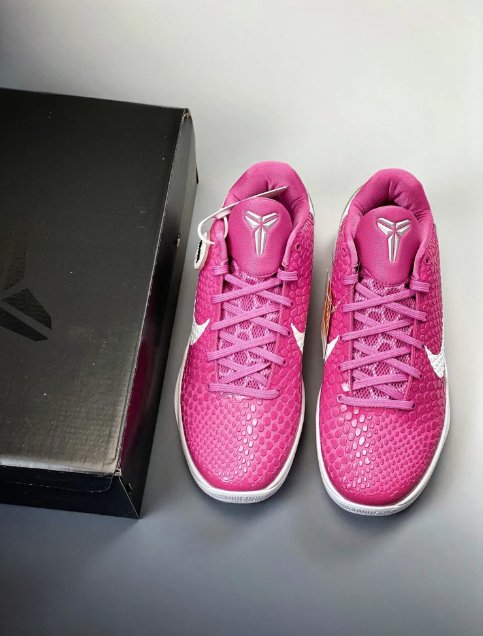 NIKE Kobe 6 - Think Sneakers - Pink Unisex Streetwear Limited Edition