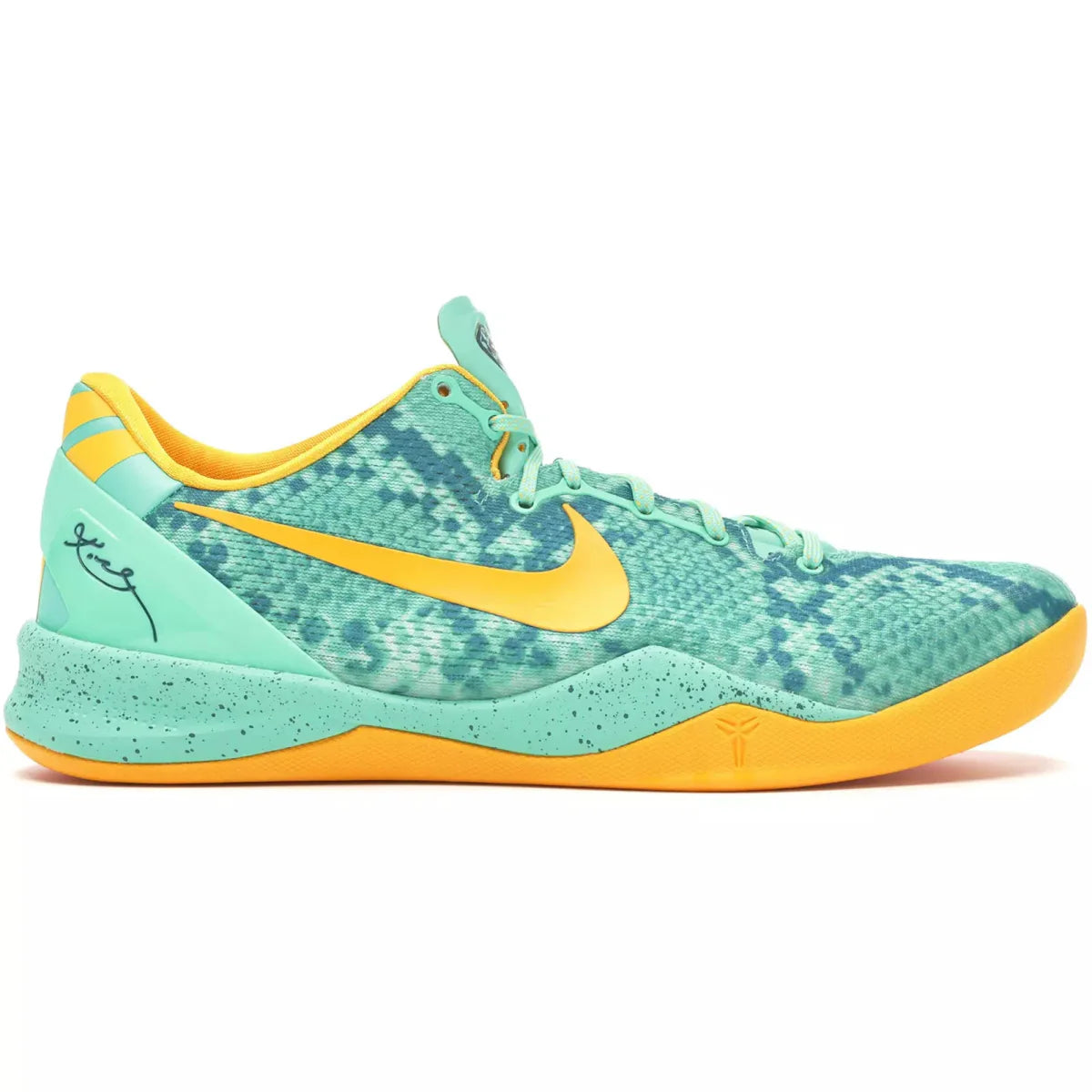 NIKE Kobe 8 - Glow Sneakers - Green Unisex Streetwear Limited Edition